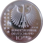 10 Euros Max Planck obverse image