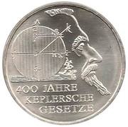 10 Euros Kepler's Laws, Germany, 2009 reverse image