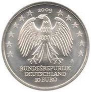 10 Euros University of Leipzig obverse image
