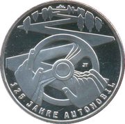 10 Euros 125 Years of Automobile, Germany, 2011 reverse image