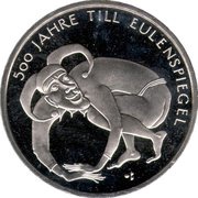 10 Euros 500 Years Till Eulenspiegel, Germany, 2011 reverse image