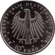 10 Euros Frederick II obverse image
