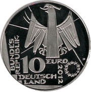 10 Euros Deutsche Nationalbibliothek obverse image