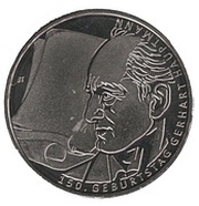 10 Euros Gerhart Hauptmann, Germany, 2012 reverse image