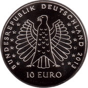 10 Euros Heinrich Hertz obverse image