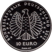 10 Euros Heinrich Hertz; Silver Proof Issue obverse image