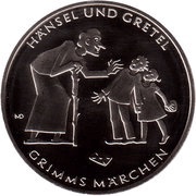 10 Euros Hänsel and Gretel, Germany, 2014 reverse image