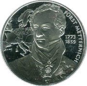 20 Euros Biedermeier Period, Austria, 2003 reverse image