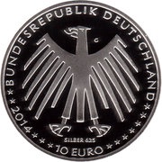 10 Euros Hänsel and Gretel; Silver Proof Issue obverse image