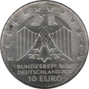 10 Euros Johann Gottfried Schadow obverse image