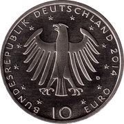 10 Euros Richard Strauss obverse image