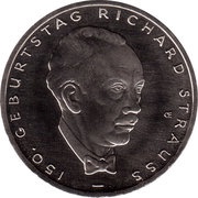 10 Euros Richard Strauss, Germany, 2014 reverse image