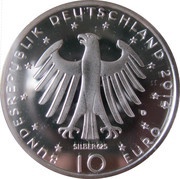 10 Euros Richard Strauss; Silver Proof Issue obverse image