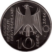 10 Euros Fahrenheit Scale obverse image