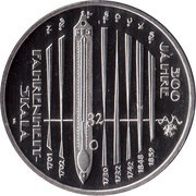 10 Euros Fahrenheit Scale; Silver Proof Issue, Germany, 2014 reverse image