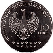 10 Euros Otto von Bismarck obverse image