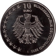 10 Euros 150 years German Maritime Search and Rescue Service obverse image