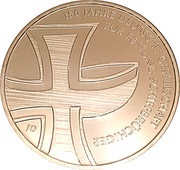 10 Euros 150 years German Maritime Search and Rescue Service; Silver Proof Issue reverse image