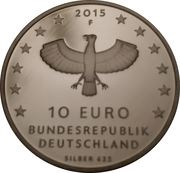 10 Euros Leipzig; Silver Proof Issue obverse image