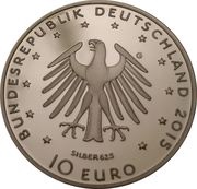 10 Euros Lucas Cranach the Younger; Silver Proof Issue obverse image