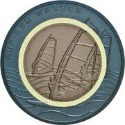 10 Euros Auf dem Wasser reverse image