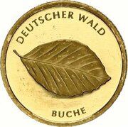 20 Euros Deutscher Wald - "Buche" reverse image