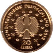 20 Euros Deutscher Wald - "Fichte" obverse image
