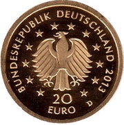 20 Euros Deutscher Wald - "Kiefer" obverse image
