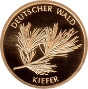 20 Euros Deutscher Wald - "Kiefer" reverse image