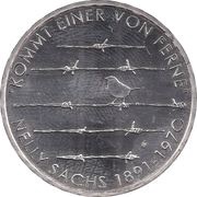 20 Euros Nelly Sachs, Germany, 2016 reverse image