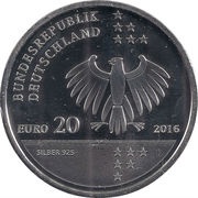 20 Euros Ernst Theodor Amandus Litfaß obverse image
