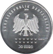 20 Euros Deutschlandlied obverse image