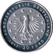 20 Euros 50 Jahre Deutsche Sporthilfe obverse image