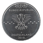 20 Euros Ernst Otto Fischer obverse image
