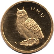 20 Euros Eurasian Eagle-Owl, Germany, 2018 reverse image
