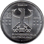 20 Euros 100 Jahre Bauhaus obverse image