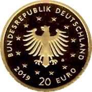 20 Euros Peregrine Falcon obverse image