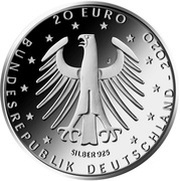 20 Euros UEFA Euros 2020 obverse image