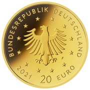 20 Euros Black Woodpecker obverse image