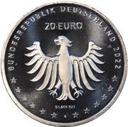 20 Euros Annette von Droste-Hülshoff obverse image