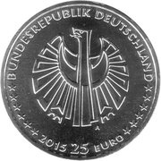 25 Euros German Reunification obverse image