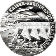 20 Euros Emperor Ferdinand Northern Railway, Austria, 2007 reverse image