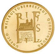 100 Euros Quedlinburg, Germany, 2003 reverse image