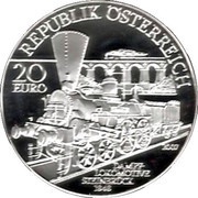 20 Euros South Railways Vienna-Triest obverse image