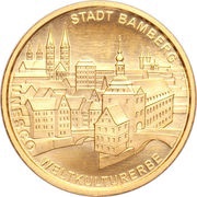 100 Euros Bamberg, Germany, 2004 reverse image