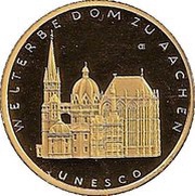 100 Euros Aachen, Germany, 2012 reverse image