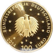 100 Euros Kloster Lorsch obverse image