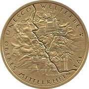 100 Euros Oberes Mittelrheintal, Germany, 2015 reverse image