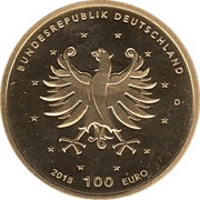 100 Euros Schlösser in Brühl obverse image