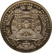 100 Euros Schlösser in Brühl, Germany, 2018 reverse image